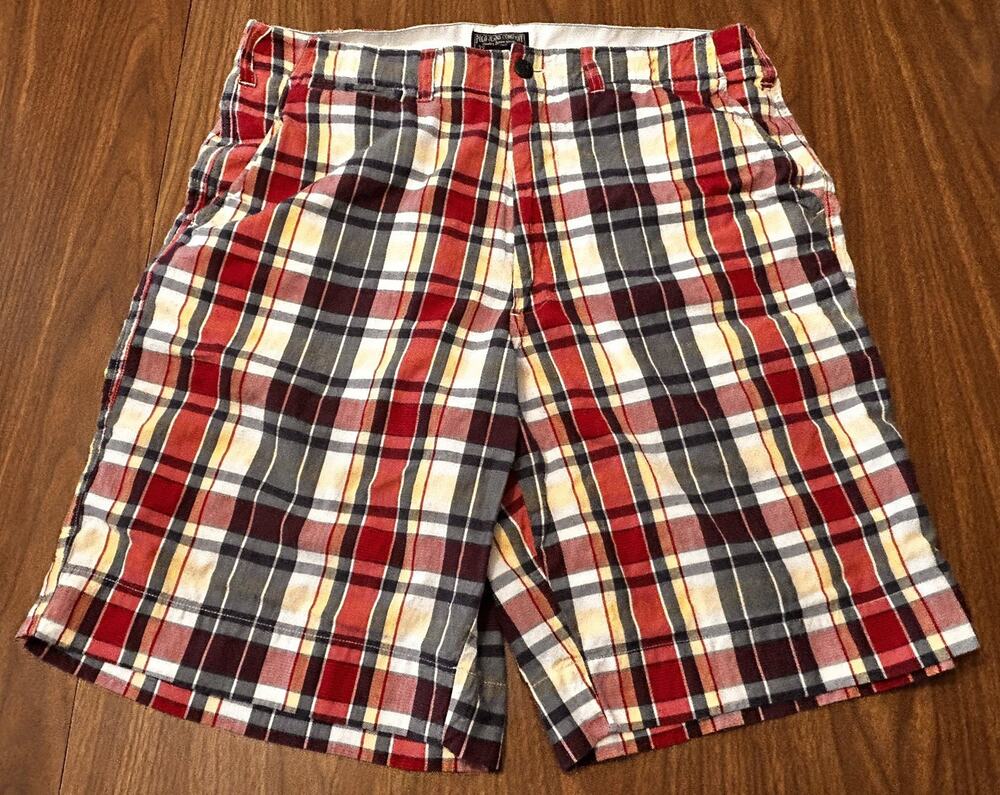 Polo Jeans Company Ralph Lauren Vintage Plaid Shorts - Men’s Size 35